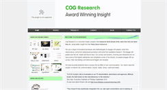 Desktop Screenshot of cogresearch.com